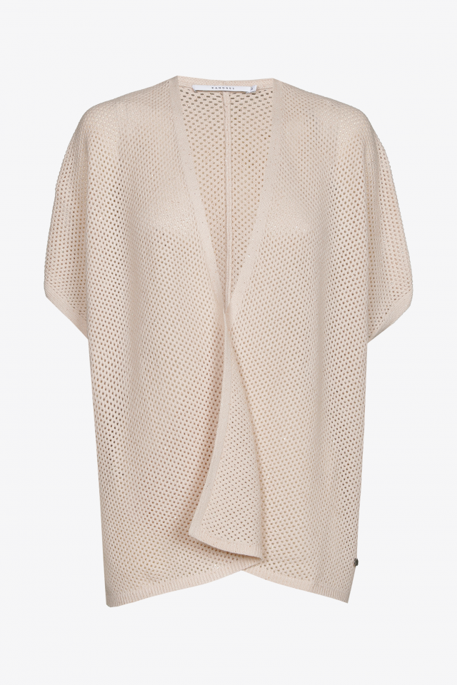 Gilet met ajoursteek