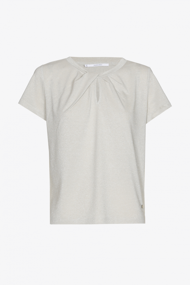 T-shirt with lurex