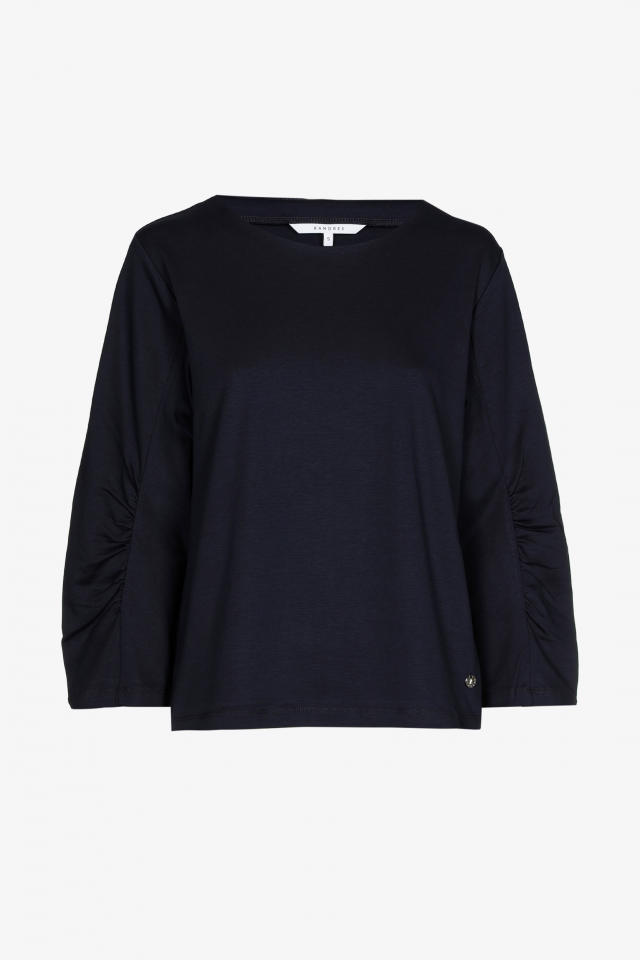 Jersey T-shirt with long sleeves