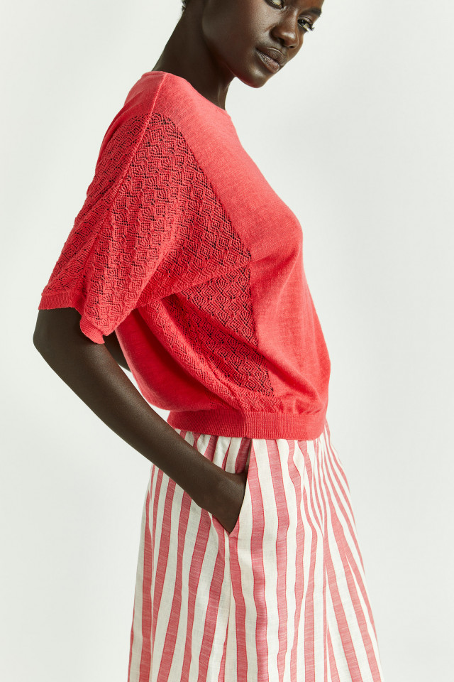 Pull met ajourbrei