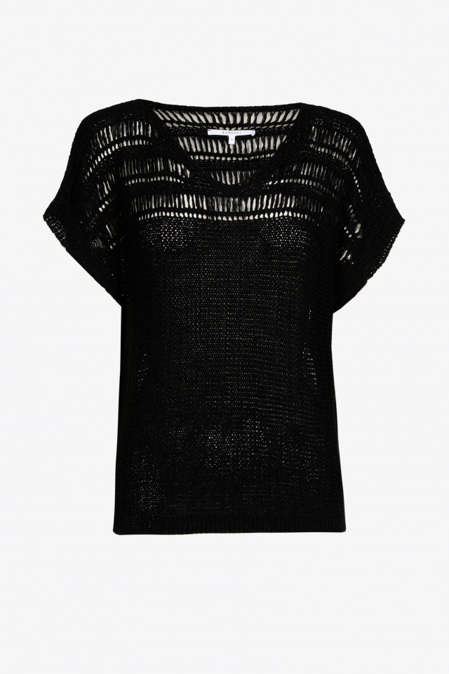 Pull en maille ajourée