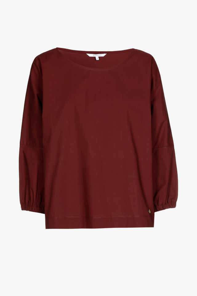 Blouse in T-shirt fabric