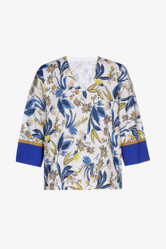 Jersey pull in Dolce Vita print