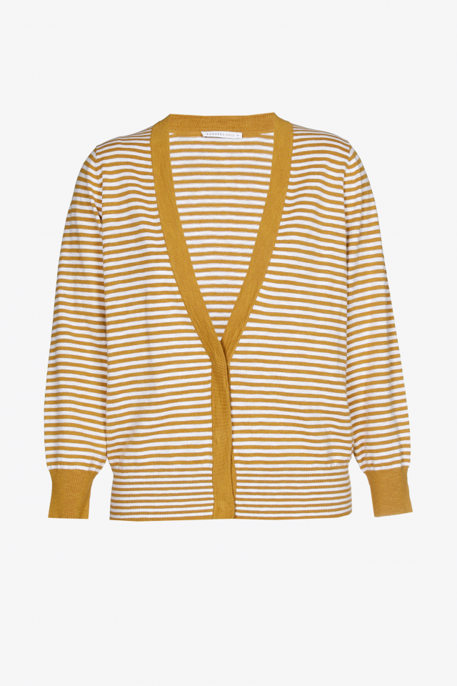 Gilet rayé en jersey