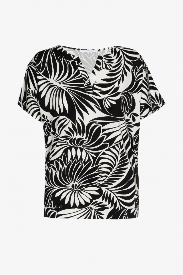 Blouse à motif floral