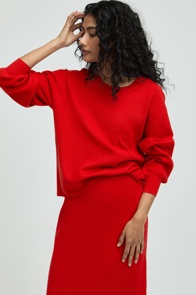 Sweater in milano brei