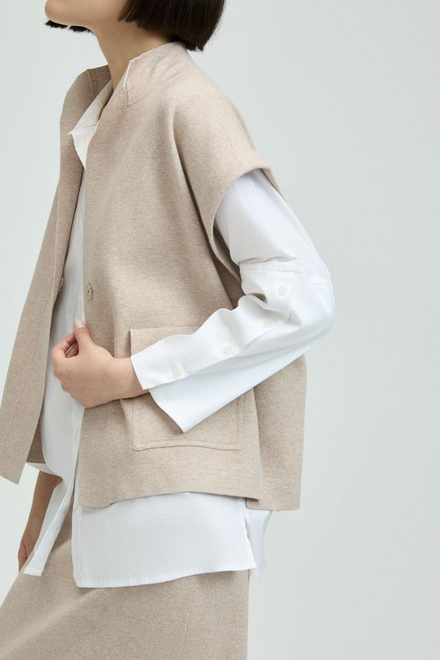 Cardigan in Milano knit