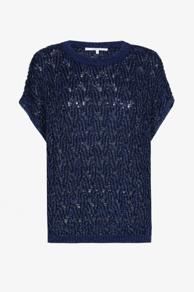Alpaca wool sleeveless top 