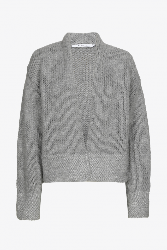 Bomber-style cardigan