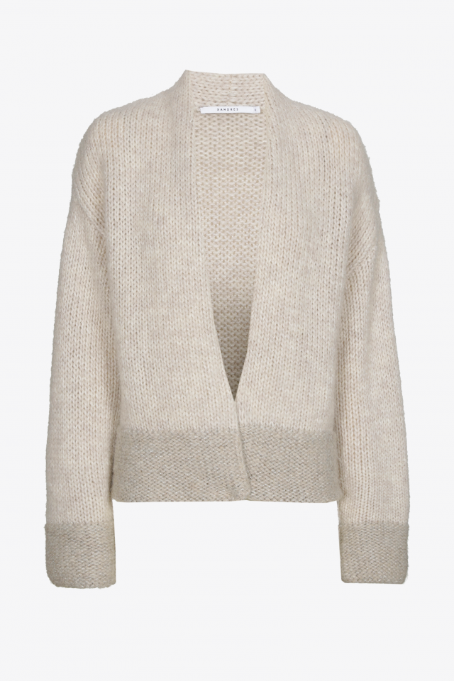 Bomber-style cardigan
