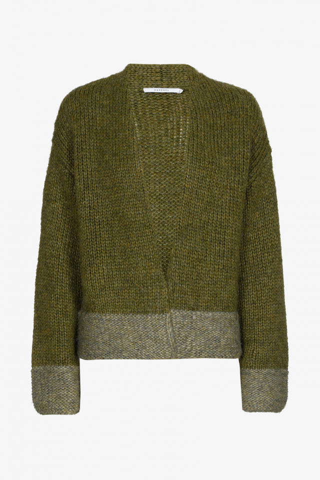 Bomber-style cardigan