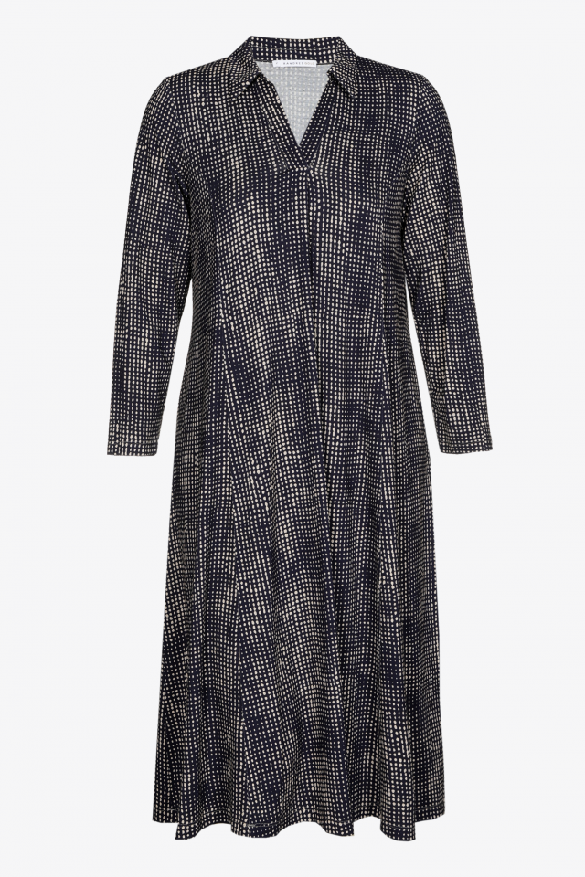 Dress with playful pattern