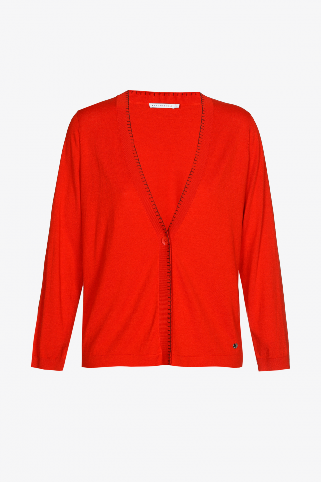 Cardigan with long sleeves