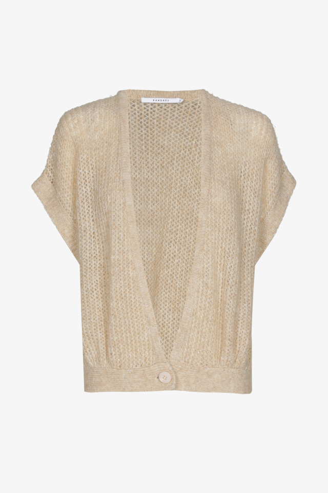 Short-sleeved cardigan 