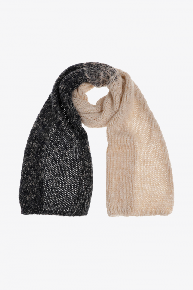Alpaca wool dégradé scarf