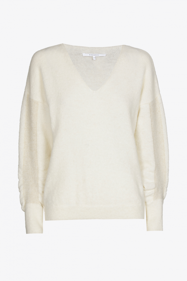 Pull ample avec encolure en V