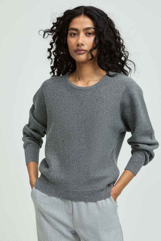Pullover mit schimmerndem Lurex und elegantem Farbverlauf