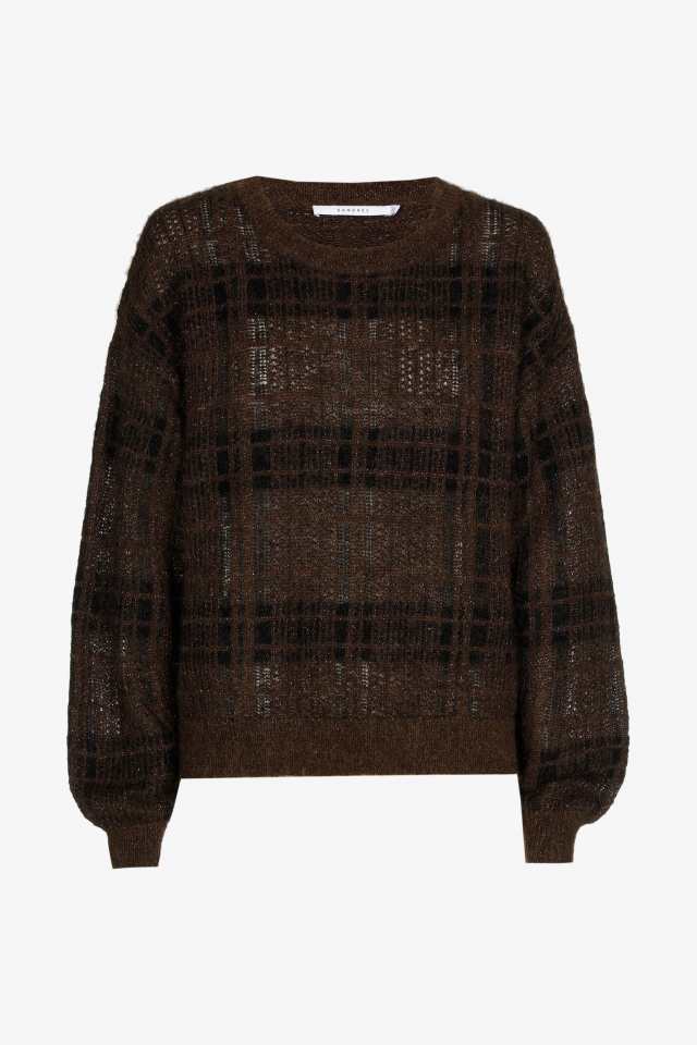 Pull à carreaux