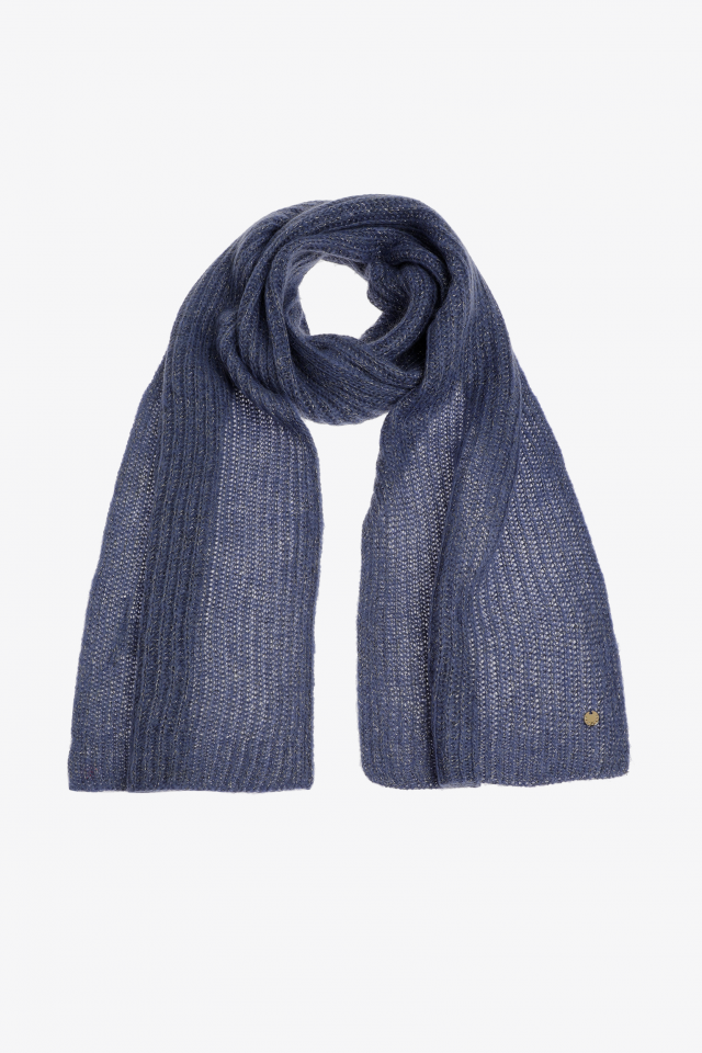 Losgebreide sjaal met lurex