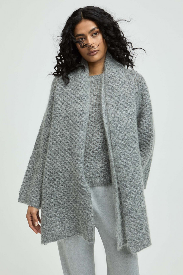 Écharpe en maille fantaisie