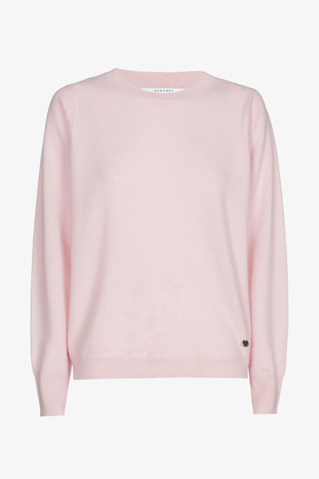 Pull en cachemire à encolure ronde