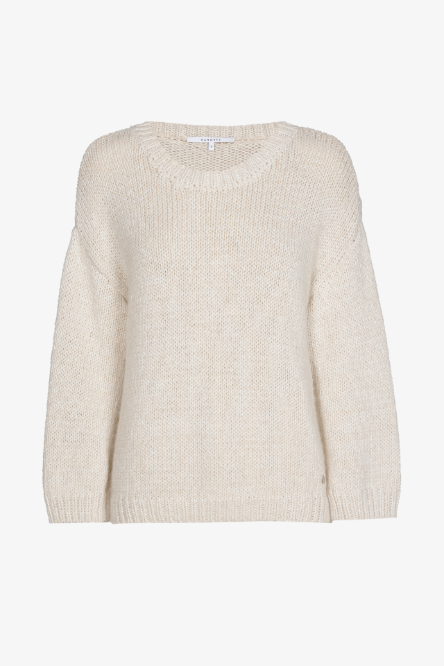 Pull en maille perlée