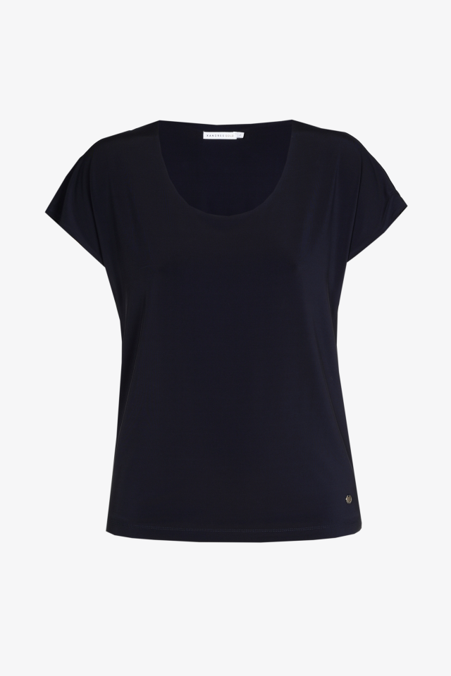 Top with cap sleeves