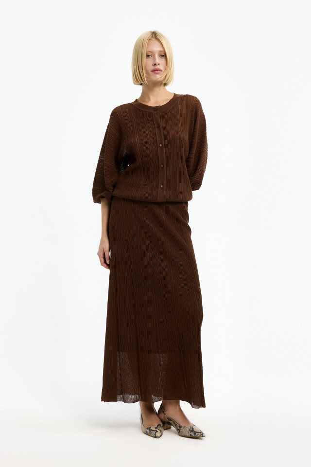 Jupe en tricot extensible