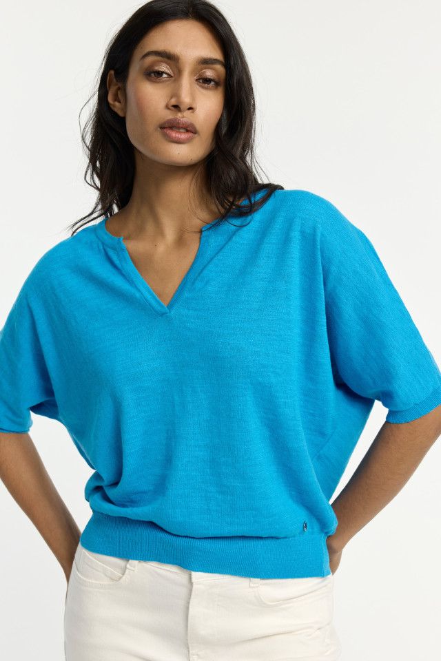 Pull met korte mouwen 