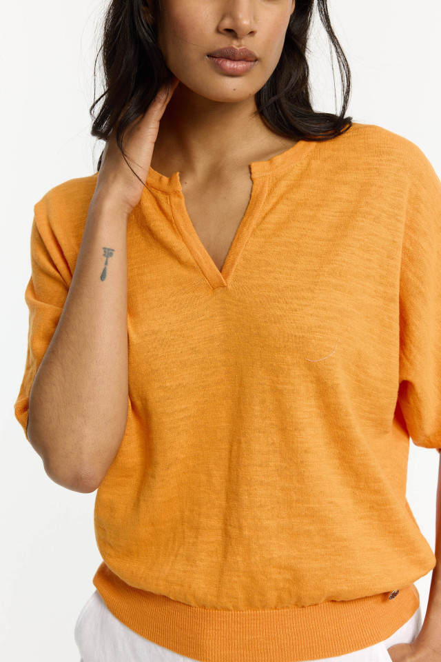 Pull met korte mouwen 
