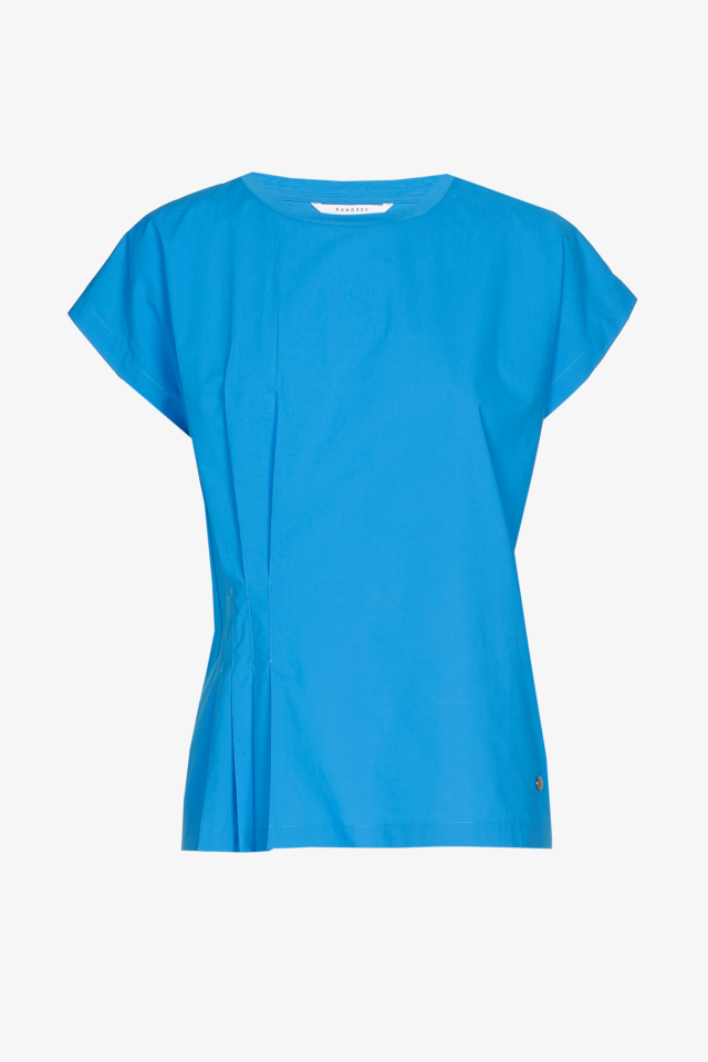 T-shirt with eye-catching pleats 
