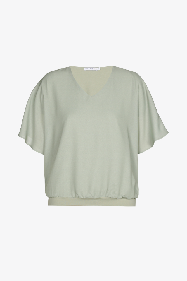 T-shirt met wijde mouwen