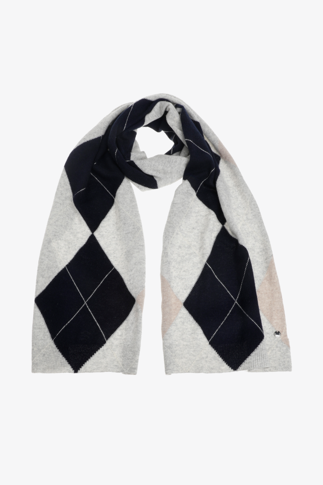 Checked scarf 
