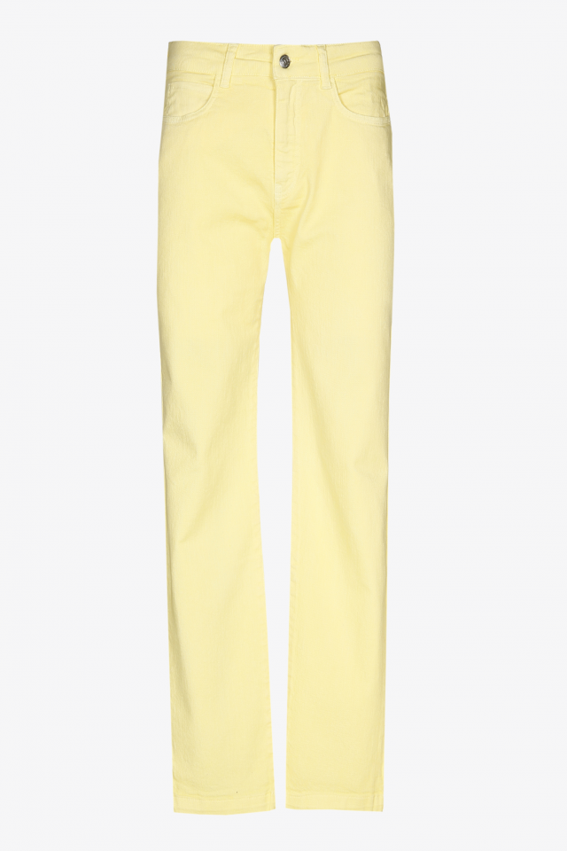 Gelbe Slim Fit-Jeans