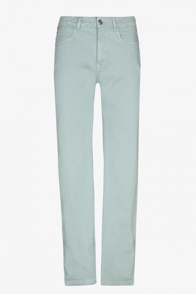 Mintgrüne Slim Fit-Jeans