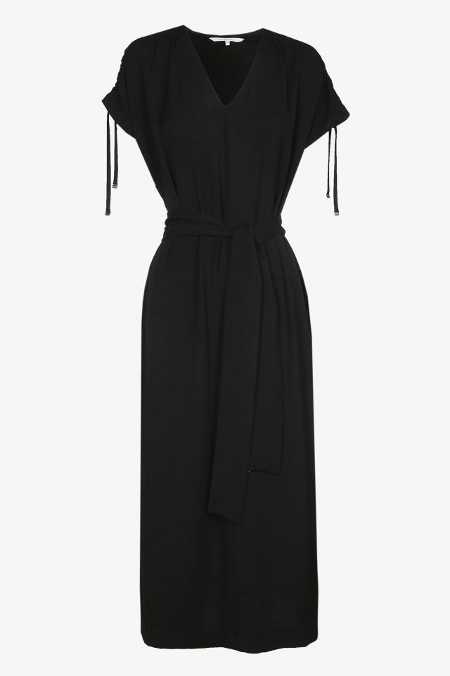Longue robe kimono noire