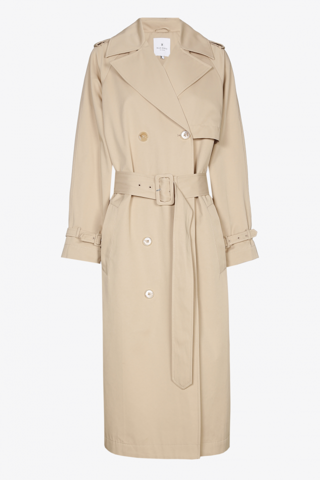Beige trenchcoat 