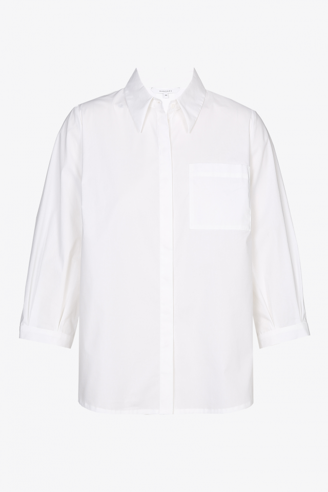 White shirt with organic cotton