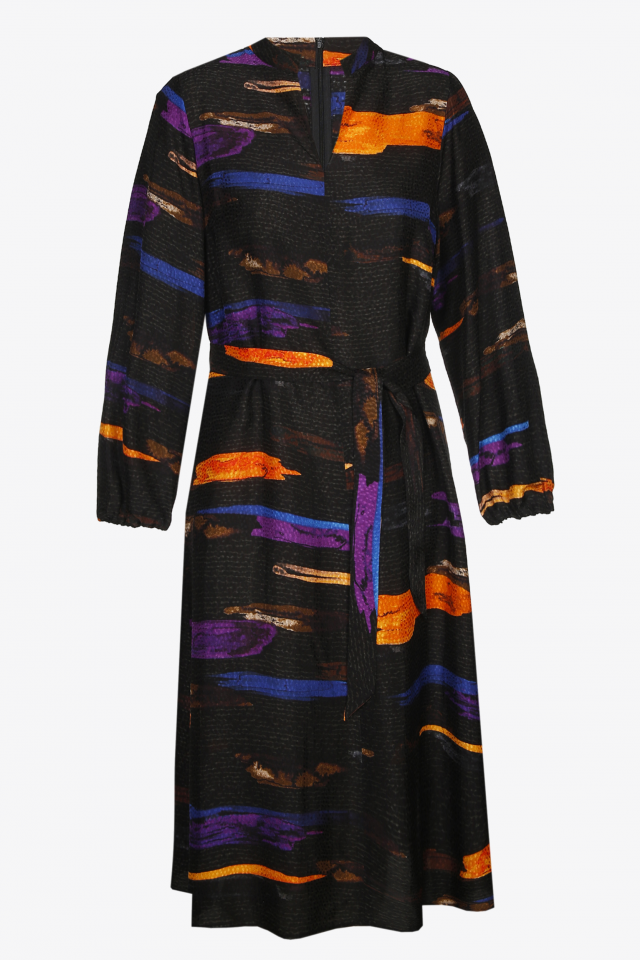 Dress with graphic print
