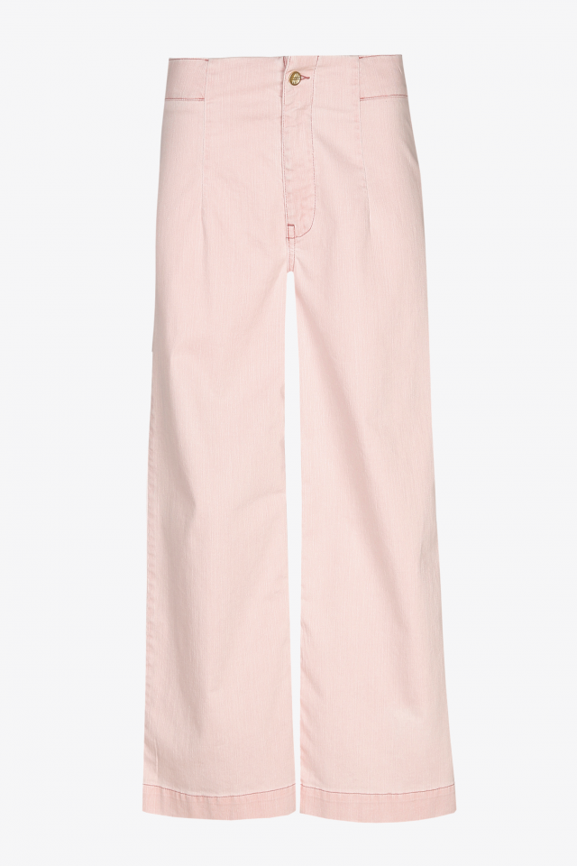 7/8 broek met wijde pijpen