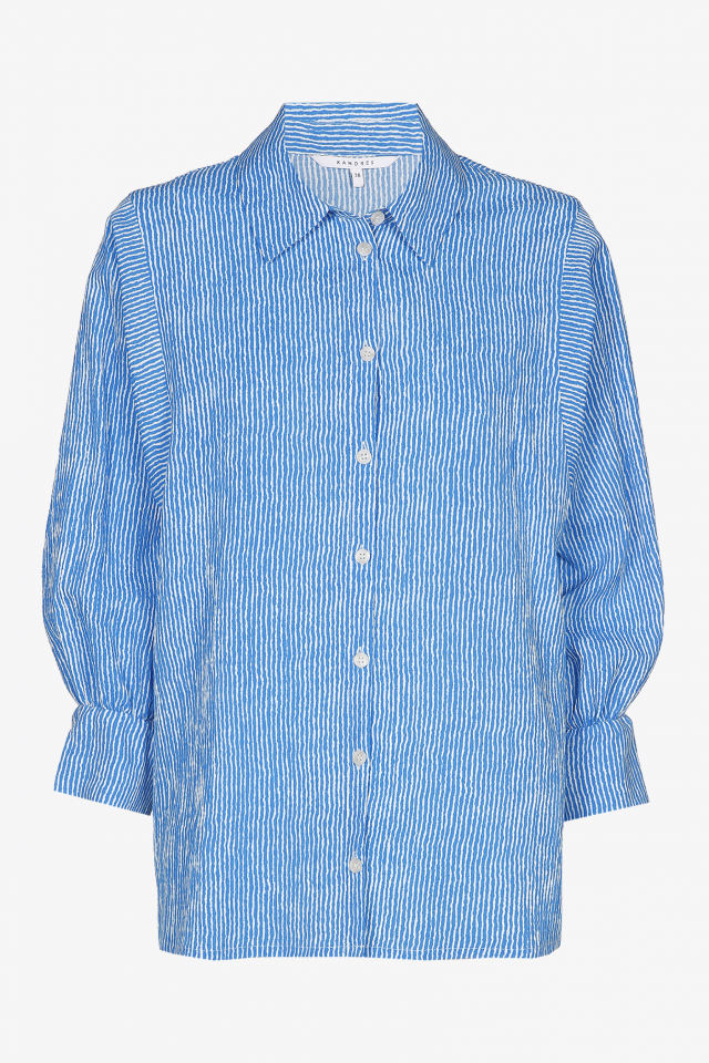 Blouse met gestreepte print