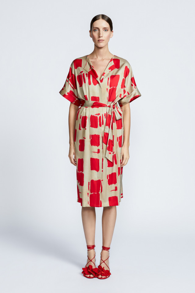 Robe ample avec ceinture