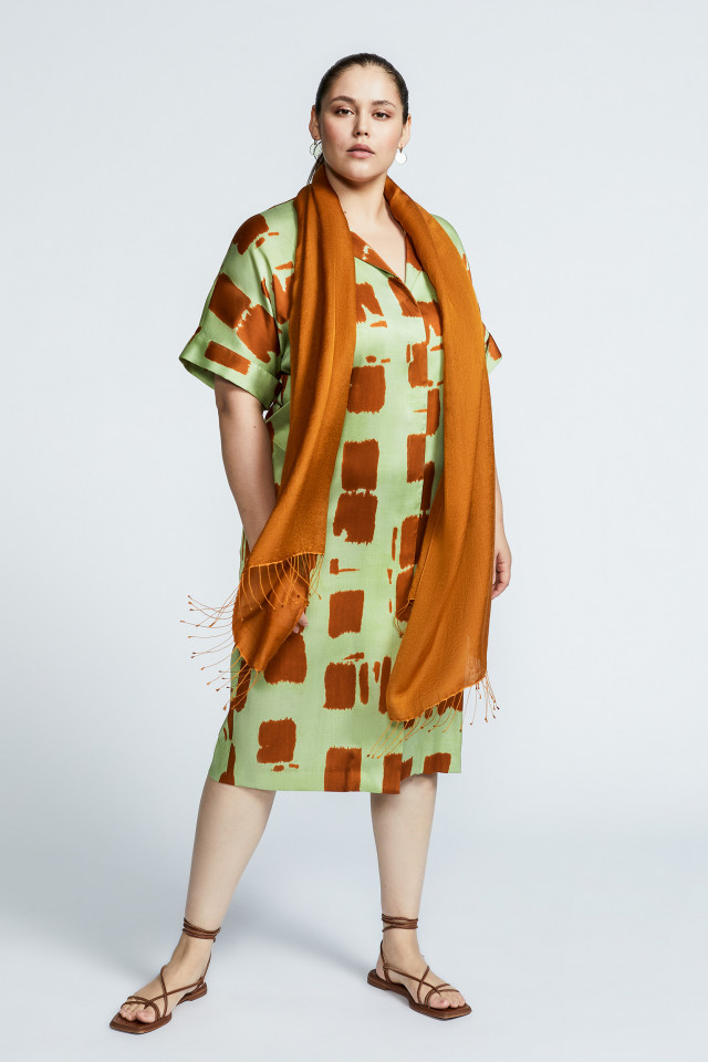 Robe ample avec ceinture