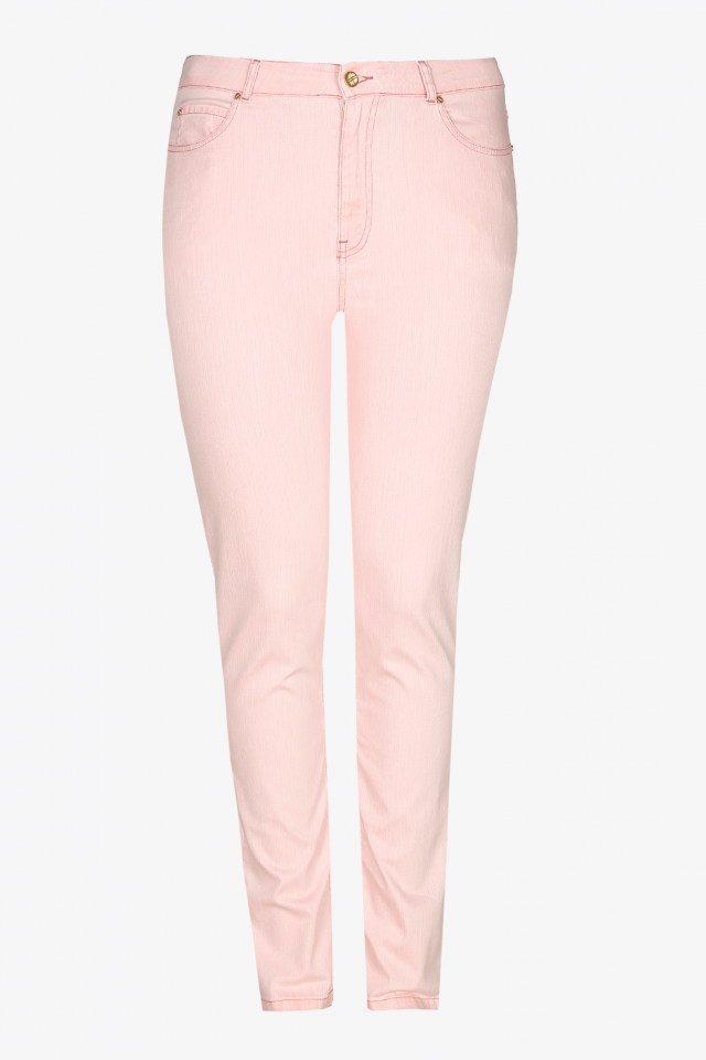 Stretch broek met jeanslook