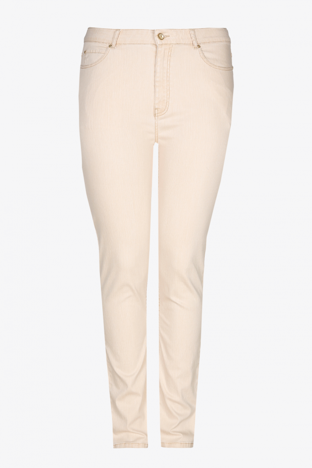 Stretch broek met jeanslook