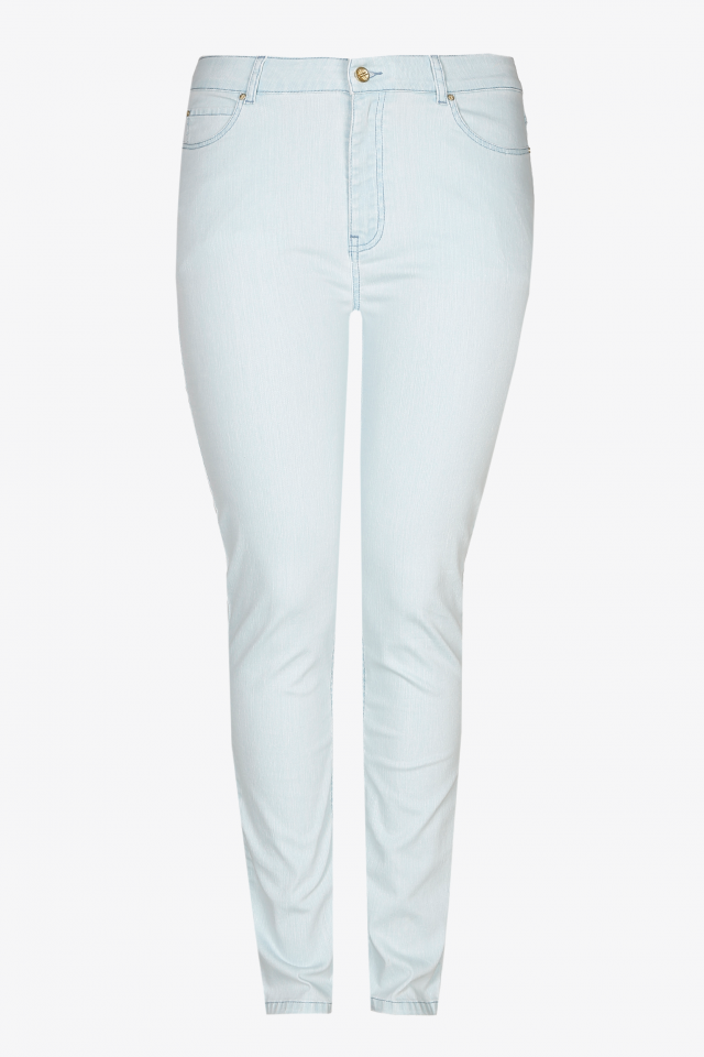 Stretch broek met jeanslook