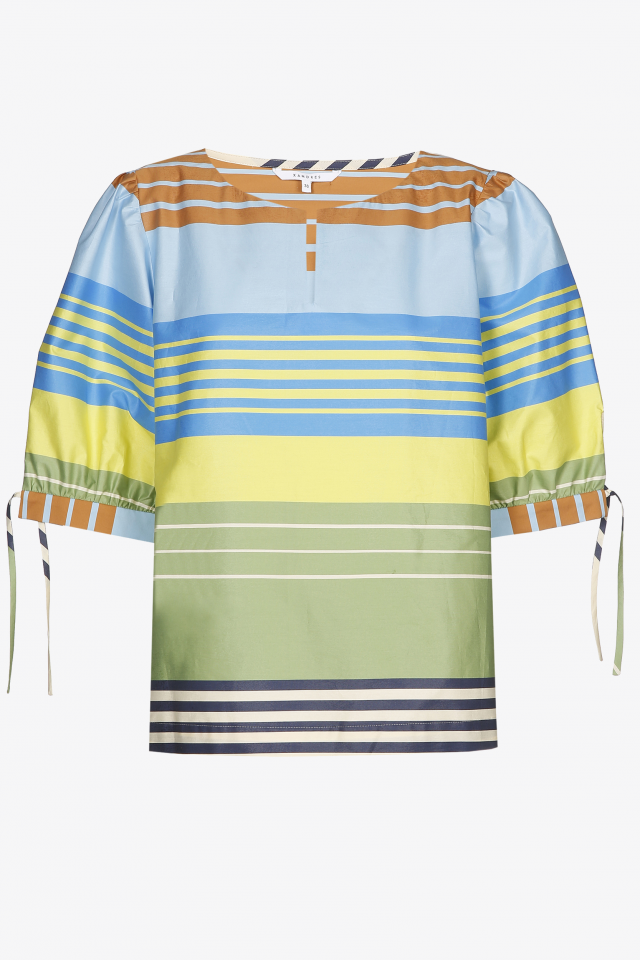 Multicoloured oversized blouse