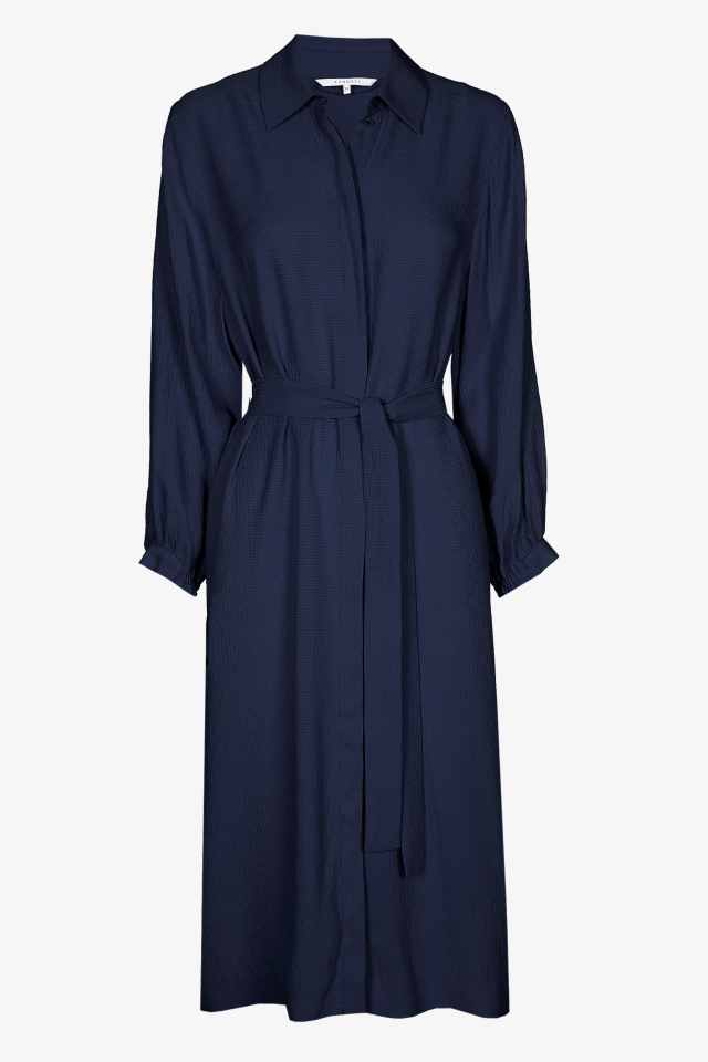 Robe au tomber souple avec ruban à nouer