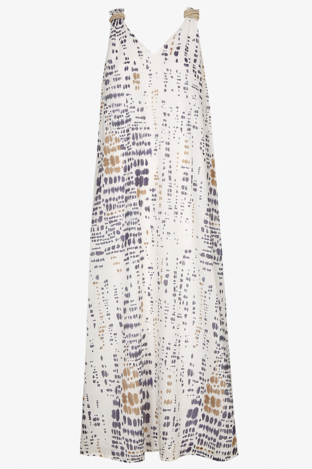 Maxijurk met batikprint