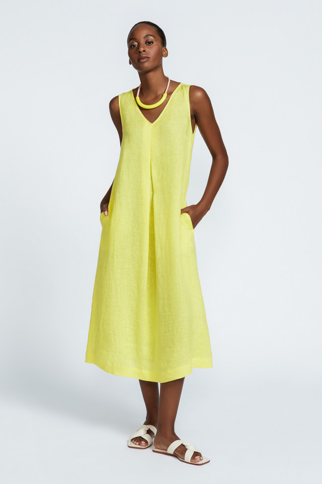Maxi dress in linen